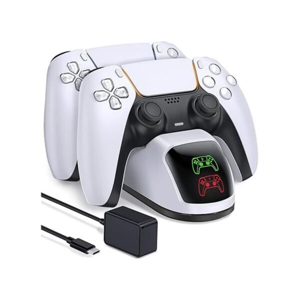 PS5 Controller Charging Station, PlayStation 5 Dual sense Controller Charger Dock with Dual Stand