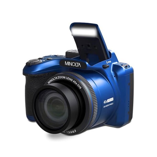 Minolta 20 Mega Pixels 40x Optical Zoom Digital Camera with 1080p FHD Video