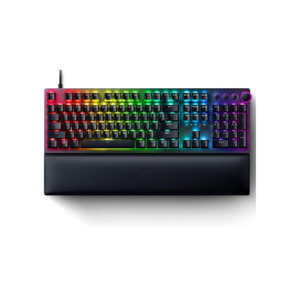 Razer Huntsman V2 Optical Gaming Keyboard Fast Linear Optical Switches Gen-2 w/Sound Dampeners & 8000Hz Polling Rate