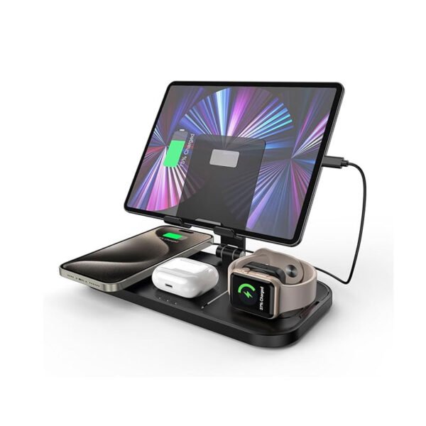 Wireless Charger 4 in 1 for Apple Charging Station Wireless Charging Station for Multiple Devices