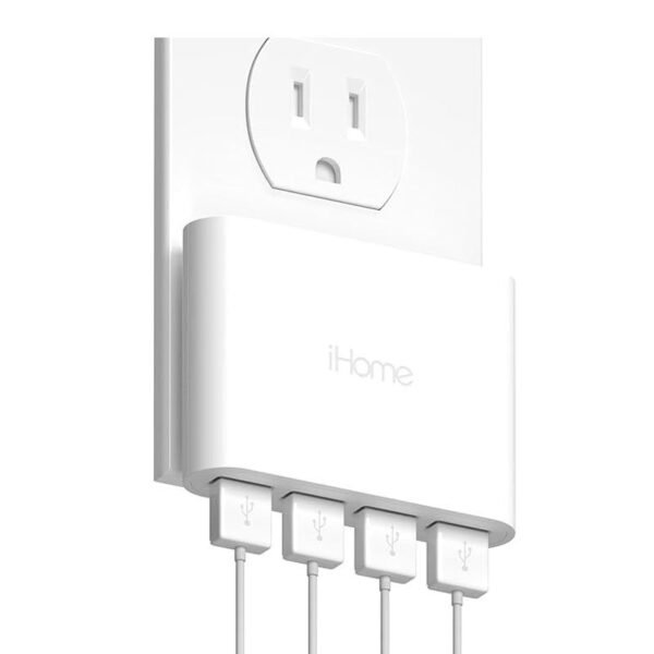 iHome Slim USB Wall Charger AC Pro Multiport